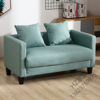 苏宁严选 简约现代简易沙发小户型公寓阳台卧室两人双人三人北欧布艺小沙发时尚新款欧因