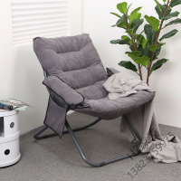 苏宁严选 懒人沙发椅子宿舍寝室午休躺椅大学生折叠懒人休闲椅单人家用阳台椅子欧因