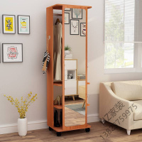 苏宁严选 多功能穿衣镜身立体镜旋转试衣镜移动落地镜卧室家用收纳化妆镜欧因