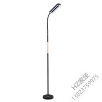 苏宁严选 护眼led落地灯客厅卧室书房学习简约现代遥控触摸立式台灯可旋转J黑色条形触摸+遥控8W唐晶