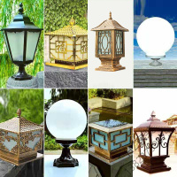 苏宁严选 围墙灯柱户外防水庭院院墙室外别墅圆球形柱头大装饰头接电唐晶