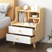 苏宁严选 床头柜置物架简约现代经济型储物柜简易收纳柜卧室床边小柜子简约新款欧因