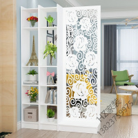 苏宁严选 欧式客厅玄关柜屏风隔断简约现代厅花镂空花架置物储物展示柜欧因