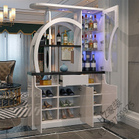 苏宁严选 现代简约时尚屏风装饰柜客厅进玄关鞋柜沙发旁隔断柜厅酒柜子欧因