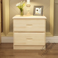 苏宁严选 实木床头柜简约现代收纳柜储物柜松木小柜子床边柜欧因