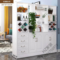 苏宁严选 酒柜家用现代简约柜子靠墙酒柜鞋柜一体欧式屏风 隔断 客厅玄关柜欧因