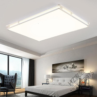 2020新款客厅灯长方形LED吸顶灯大气现代简约方形卧室灯走廊过道灯具唐晶