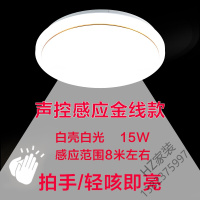 2020新款感应吸顶灯led楼道家用声光控过道楼梯灯智能雷达人体唐晶
