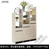 2020新款创意入户客厅玄关柜烤漆厅柜储物间厅柜鞋柜双面隔断酒柜A95C间厅柜组装欧因