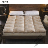 2020新款羽绒床垫加厚0酒店可折叠双层鹅绒床褥子.8床铺垫欧因