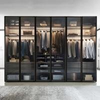 2020新款成都定制衣柜开放式整体家居定做玻璃步入式衣帽间定制屋家具欧因