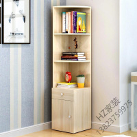 2020新款 简易角柜墙角柜简约现代书架落地书柜经济型置物架客厅转角三角柜欧因
