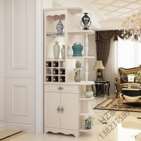 2020新款 欧式进玄关柜酒柜客厅隔断柜间厅柜屏风双面鞋柜装饰厅柜子欧因