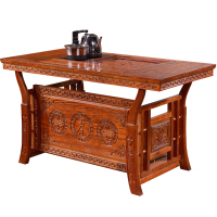 2020新款 茶桌椅组合实木泡茶桌阳台小茶台茶具套装桌子一体简约现代小茶几欧因