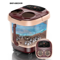 本博足浴盆全自动按摩洗脚盆恒温器泡脚桶电动加热足疗机家用神器