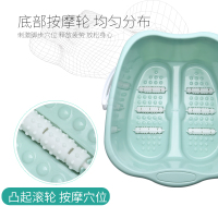 泡脚桶过小腿家用塑料加厚高深桶脚底按摩洗脚足浴盆足疗泡脚神器