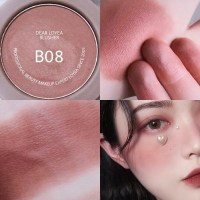 丽扬单色腮红高光一体盘学生平价小众修容裸妆自然胭脂晒红女 B08