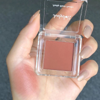 橘朵单色腮红橘色系裸妆自然国货之光菊朵腮高光一体盘3536 透明37#玫瑰棕