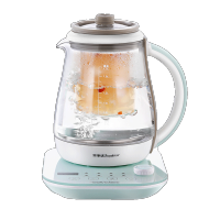 荣事达(Royalstar)养生壶YSH1717 玻璃炖盅 智能菜单 电热烧水壶花茶壶黑茶 1.7L容量