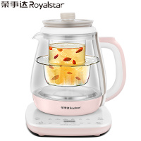 荣事达(Royalstar)养生壶1.7L YSH1718附赠炖盅加厚高硼硅玻璃电热烧水壶花茶壶黑茶