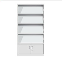 环杰钢制铁皮柜储物资料柜下档期刊架90*35*180cm