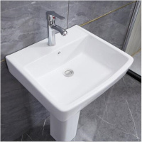 环杰卫生间洗手盆方形立柱盆HJ-762面盆洗手池套装