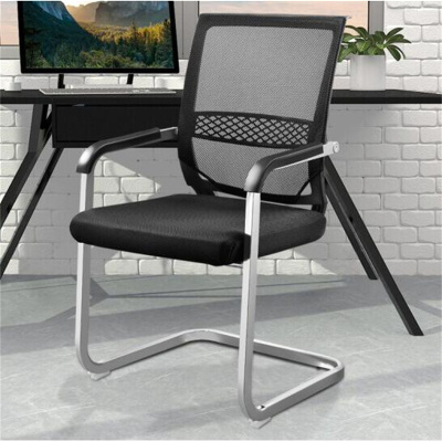 环杰办公椅会议椅HJ-821透气网布弓形椅