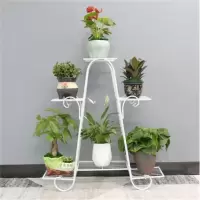 环杰简约落地式花架子HJ-852花盆架六层圆盘花架