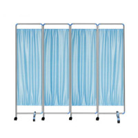 环杰不锈钢屏风HJ-953带轮折叠屏风四折