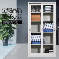 丰甲文件柜办公柜FJ-1105钢制铁皮柜通玻移门柜