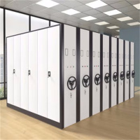 丰甲电动密集架文件柜FJ-1146手摇式移动密集柜一列5组每立方单价单组尺寸900mm*2300mm*560mm