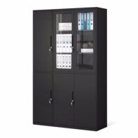 丰甲文件柜档案柜FJ-1150黑色款左更衣
