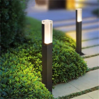 环杰草坪灯led户外防水庭院灯HJ-1252室外简约路灯砂黑色-60CM高