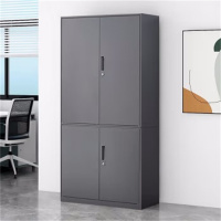 环杰办公柜HJ-1356钢制储物柜不等体双节
