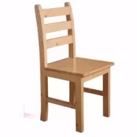 环杰实木椅子HJ-1362简约清漆实木椅子