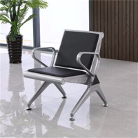 环杰等候椅HJ-1363公共座椅黑色1人位