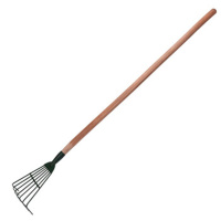 环杰搂草耙子HJ-1401农具园林园艺工具铁耙+1.2米槐木柄