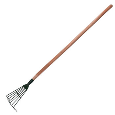 环杰搂草耙子HJ-1401农具园林园艺工具铁耙+1.2米槐木柄
