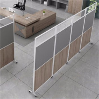 环杰办公室移动屏风隔断墙可折叠 1米宽*1.8米高