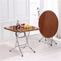 环杰折叠方圆桌子HJ-1446简易折叠餐桌圆桌直径120cm