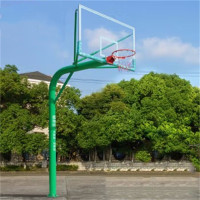 环杰篮球架地埋式圆管HJ-1502篮球架