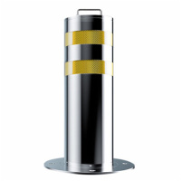 环杰不锈钢手动路桩防撞柱HJ-1579隔离桩路障可移动立柱