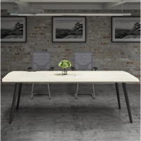 环杰板式会议HJ-1744桌简约开会桌2.2米