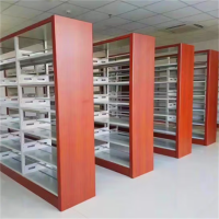 环杰钢制书架HJ-1748学校阅览室档案架双面6层1列5组长4.6米