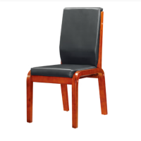 环杰实木椅HJ-1814会议椅无扶手
