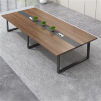 环杰板式会议桌HJ-1892洽谈桌3米