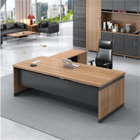 环杰老板桌侧柜组合1.6米HJ-1951