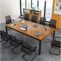 环杰钢架会议桌HJ-1953洽谈桌1800*1000*750