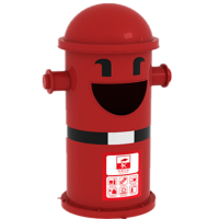 环杰 户外卡通垃圾桶消防栓形状HJ-1982