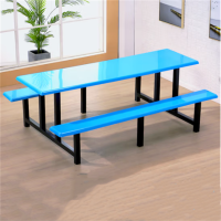 环杰食堂单位餐桌椅HJ-1996快餐桌椅组合八人位